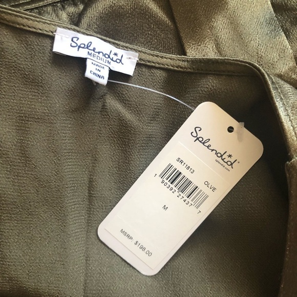 NWT splendid Short Sleeve jumpsuit - Picture 3 of 3